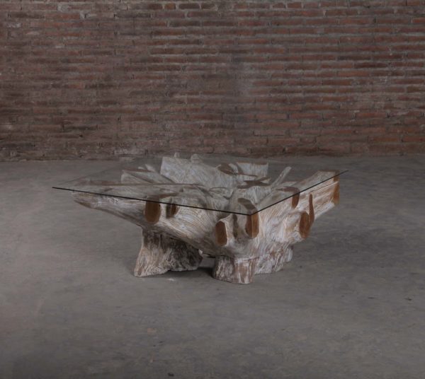 Square White Coffee Table