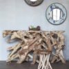 Teak Root Console Table